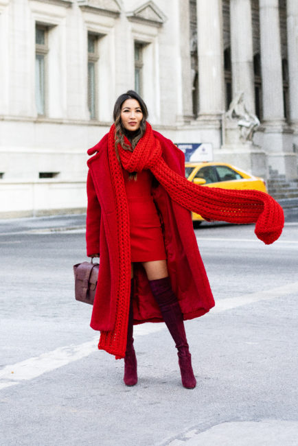 Winter Color Wheel – 6 Outfits in Every Color